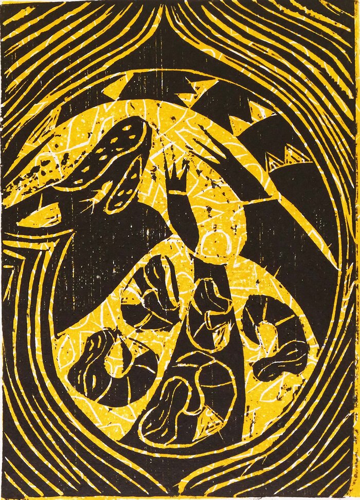 Werkaufenthalt Druckgraphik – Bild: Eliza Castro Oporta - CUZUCO 2024