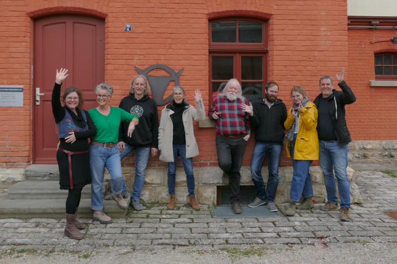 Vorstand und Beirat: v.l. Anna-Lena Kübel, Kirsten Klein, Günther Letsch, Rudi Hundefänger, Rolf Epple, Hanna Stauß, Heiner Sturm